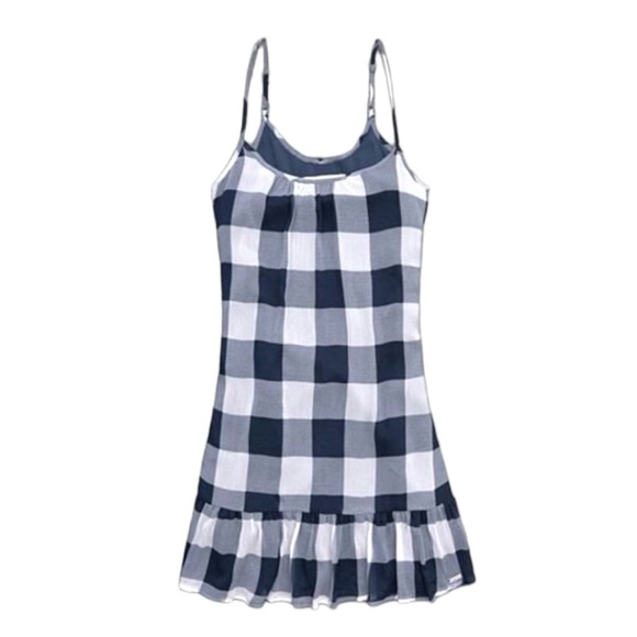 Abercrombie & Fitch Black and White Chemise with Ruffled Hem - Picture 2 of 11